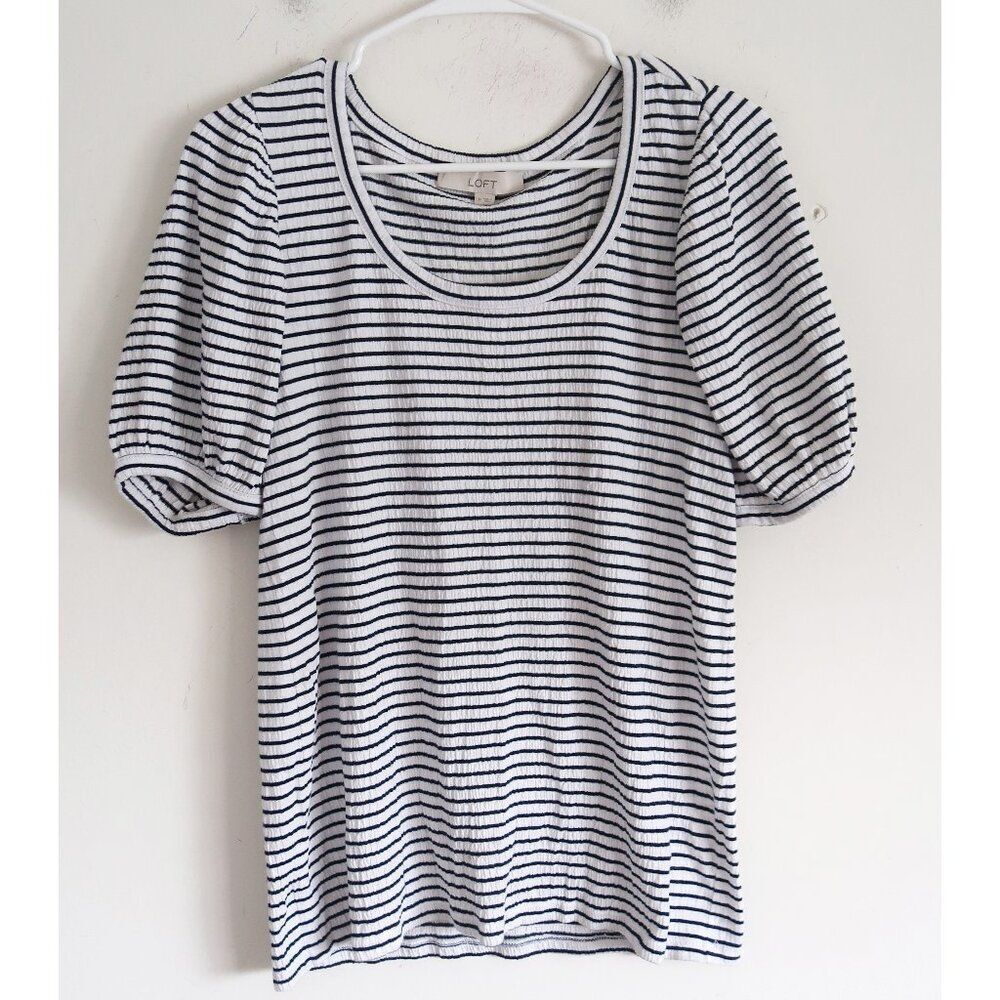 LOFT Striped Top - Size Medium